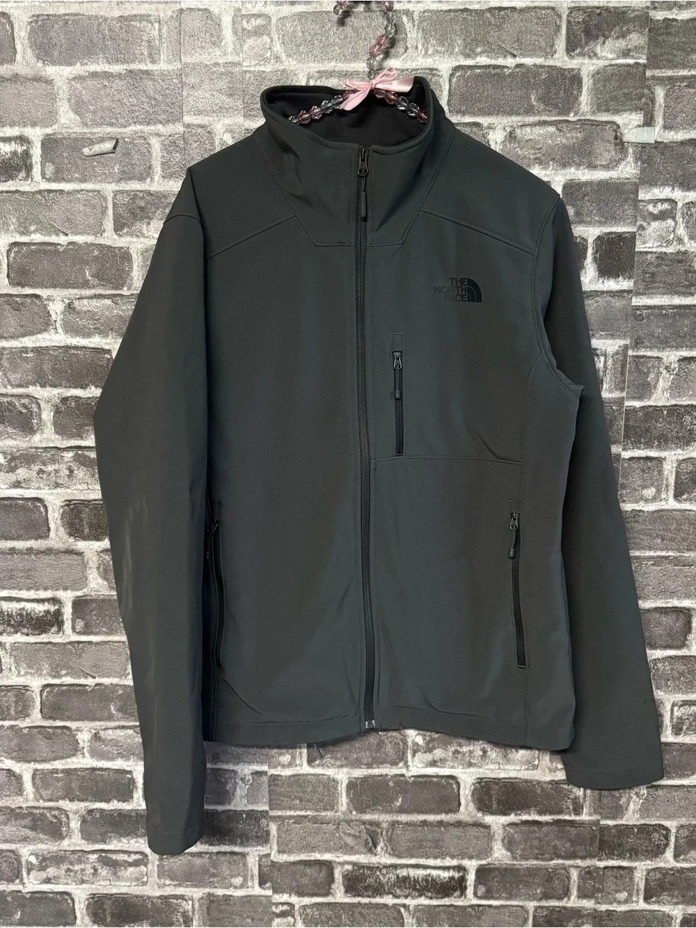 The North Face windwall jacket gray coat